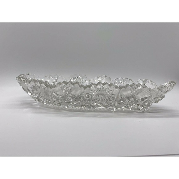 Vintage ABP Cut Glass Hunts Royal Trinket Tray C20 - Picture 3 of 12